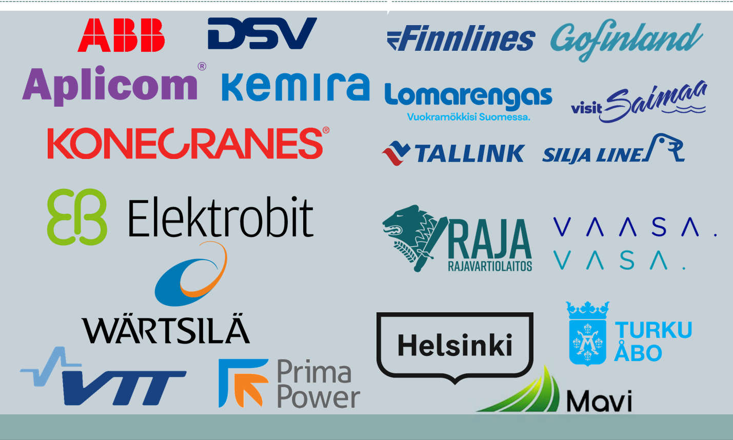 Esimerkkejä KK Medioitten asiakkaista: teollisuus, matkailu ja julkinen sektori. 