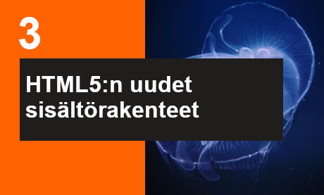 Ilmoittaudu HTML5:n uudet sisältöelementit koulutukseen